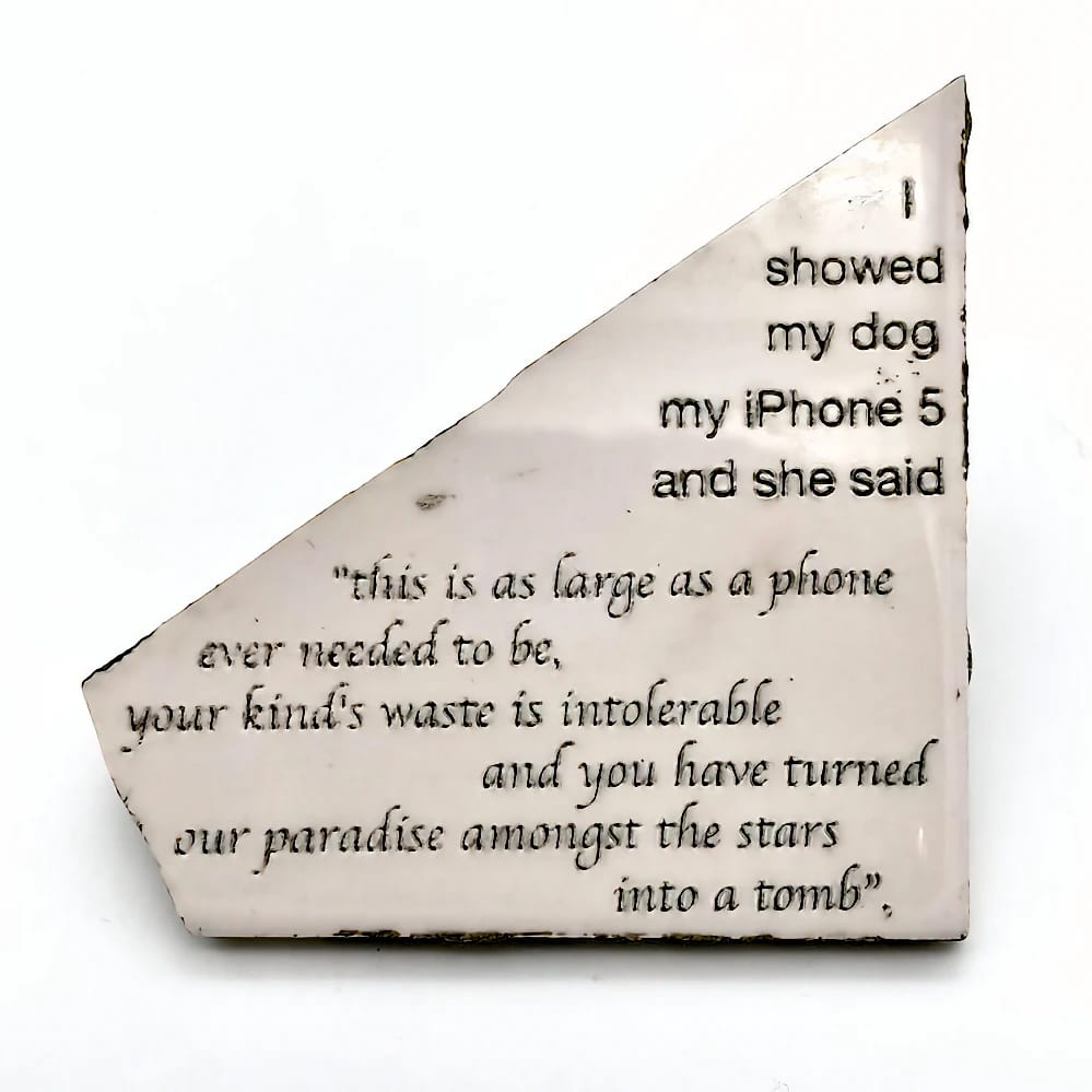 "image showing the meme, 'i showed my dog my iphone 5...'"